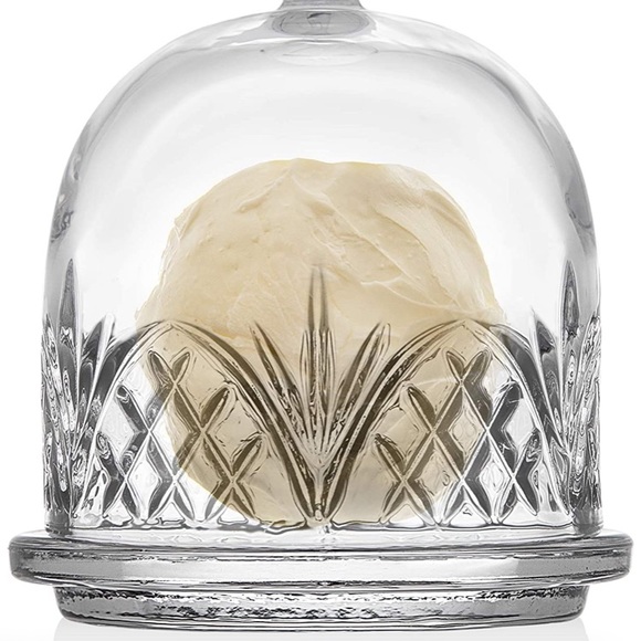 ๐NWOT Godinger Shanon Dublin Crystal Mini Domed Butter Server Dish Set Of 2 - Picture 5 of 7